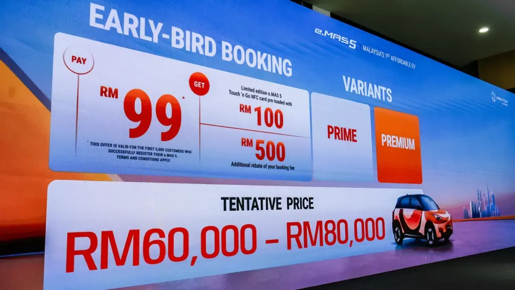 1,607 Tempahan Dalam 24 Jam! eMAS 5 Buktikan Rakyat Malaysia Dah Sedia Untuk EV Mampu Milik