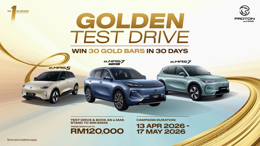 Promosi Proton eMAS - Golden Test Drive